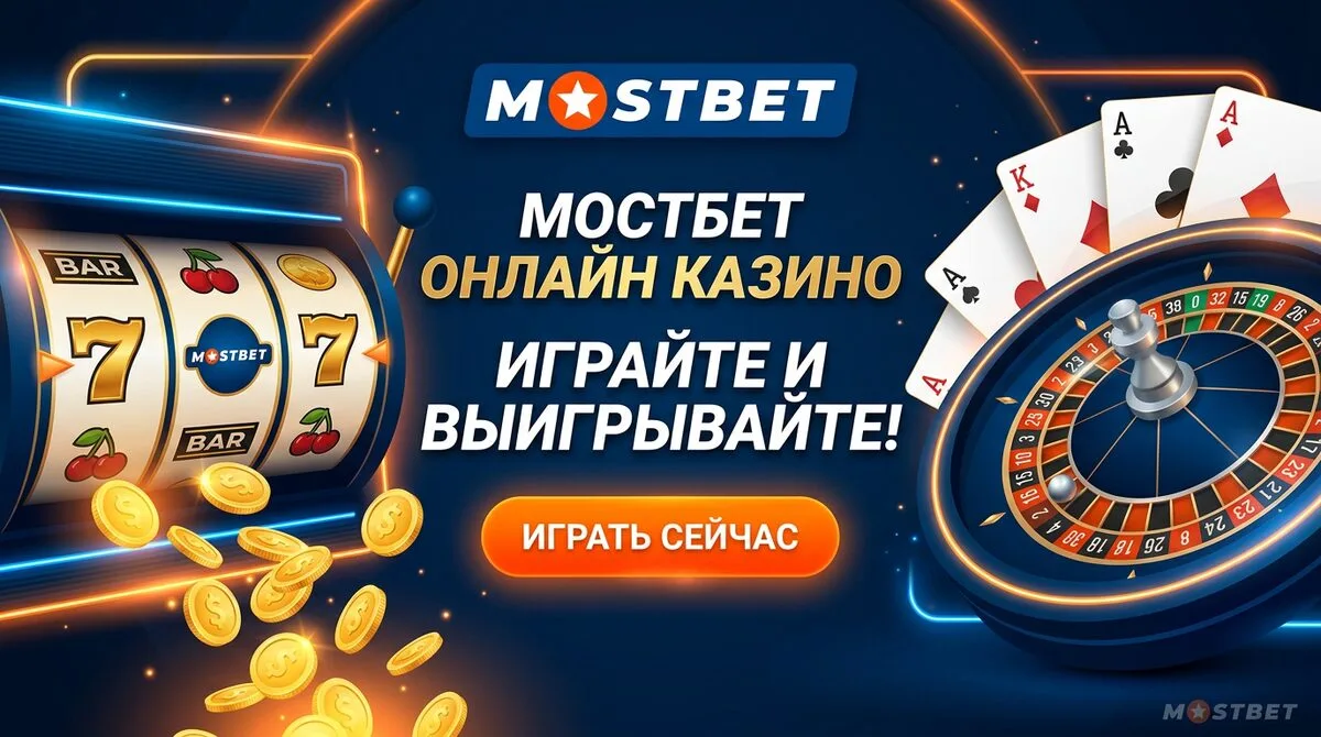 Mostbet casino — слоты и живые дилеры