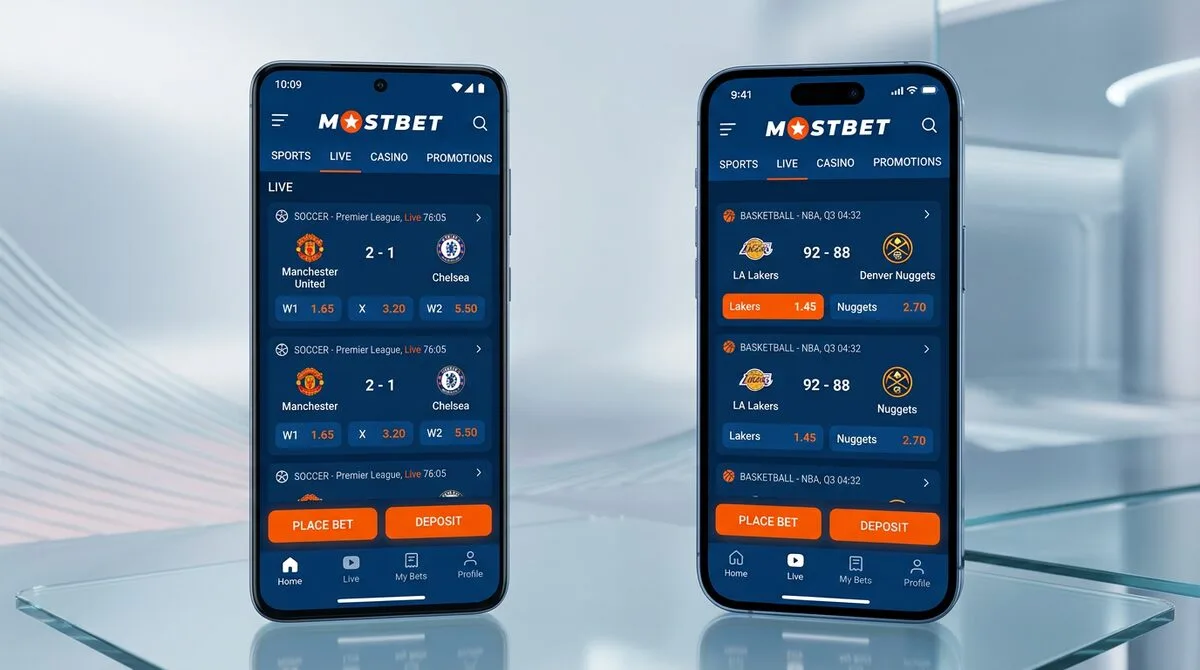 Функционал приложения Мостбет