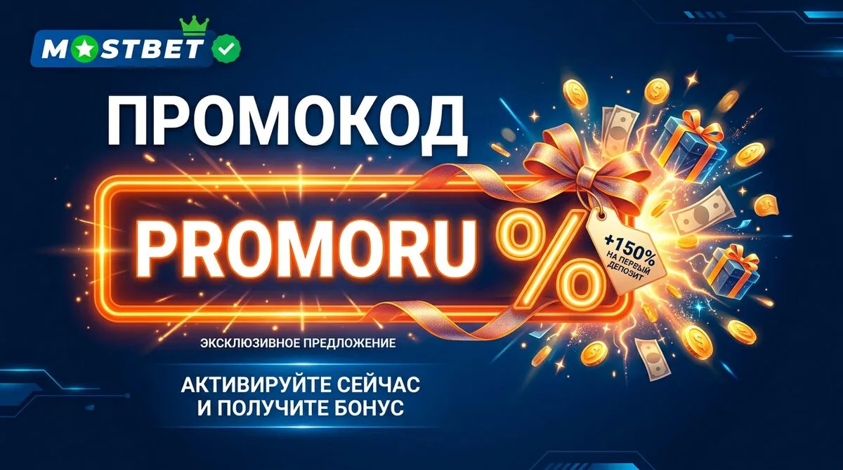 Промокод promoru Мостбет активация