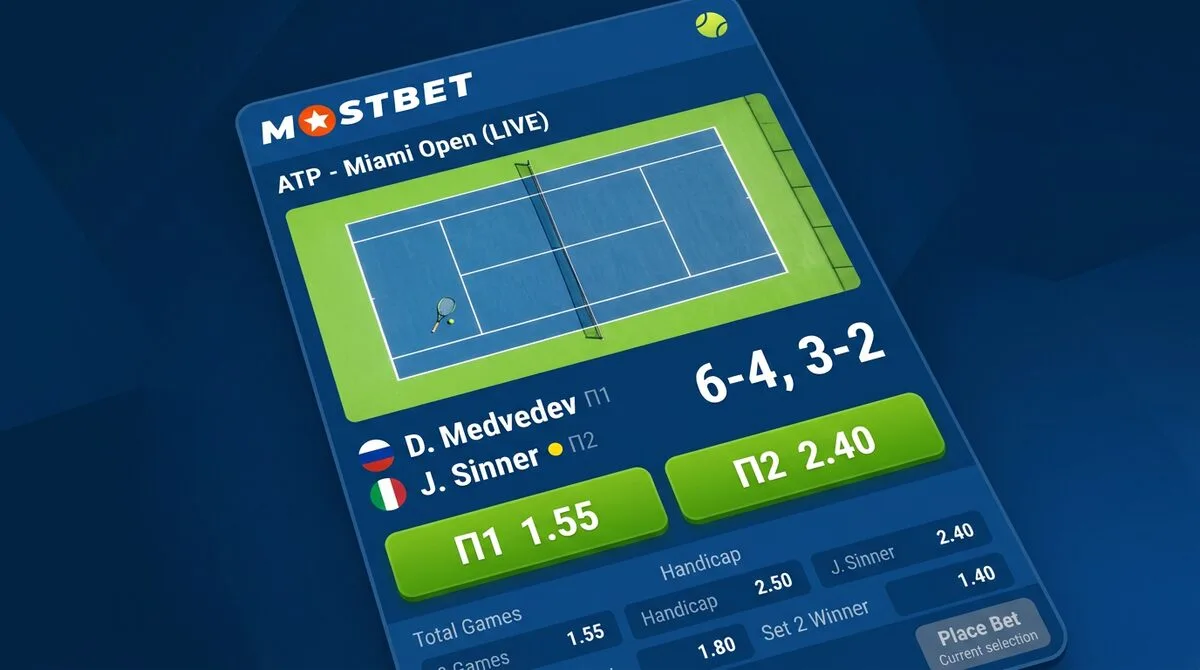 Ставки на теннис — ATP WTA Grand Slam